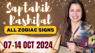 Saptahik Rashifal | 7-14 Oct 2024 | All Zodiac Signs | साप्ताहिक राशिफल | #tarotpredictions