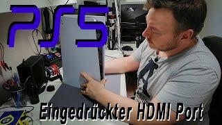 PS5 HDMI Port eingedrückt, Austausch Reparatur - kurz und schmerzlos | PCB Solder