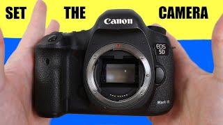 HOW TO SET THE CAMERA in MANUAL MODE - Aperture, Shutter Speed, ISO settings explained