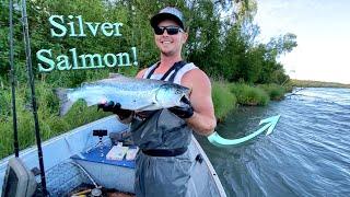 Kenai River Alaska Sockeye Salmon Fishing Report! Silver Salmon are Showing Up in Soldotna Alaska