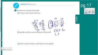 KMS 6th Grade Math - Module 1, Topic 1, Lesson 2 pt 2