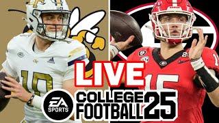 Georgia Tech at Georgia - 11/29/24 Simulation (EA College Football 25)