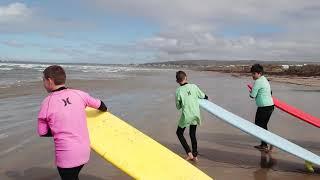 Surfing lessons for school groups, South Australia with Beyond the Classroom