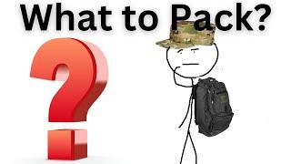 What to Pack For Basic Combat Training