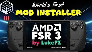 We just got an Installer for FSR 3 Mod by LukeFZ | Frame Generation Mod Steam Deck #steamdeck #fsr3