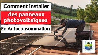  COMMENT INSTALLER DES PANNEAUX SOLAIRES  EN AUTOCONSOMMATION.️🫶