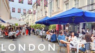 England, London City Walk | 4K HDR Virtual Walking Tour | Belgravia to Piccadilly via Knightsbridge