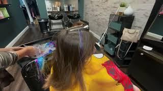 How to apply hair tinsel (fairy hair tutorial)