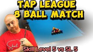 1.21 GIGAWATS!!  TAP league 8 Ball match.  Josh vs Marty