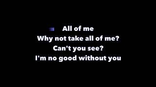 All of me - Billie Holiday - JAZZ KARAOKE - Key G