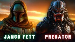 Jango Fett vs. Predator: The Hunt on Geonosis