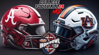 Alabama vs Auburn | IRON BOWL | Madden 24 College Football Mod