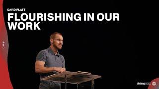 Flourishing In Our Work (Proverbs 8) || Adulting IRL || David Platt