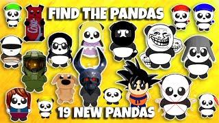 ROBLOX - Find the Pandas -  19 New PANDAS 