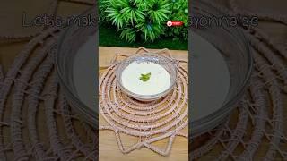 How To Make Mayonnaise in 5 Mins At Home #shorts #cooking #viral #shortsfeed  #ecdyummy #yummy