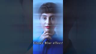 آموزش افکت glowy blur در فتوشاپ!