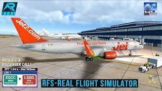 RFS - Real Flight Simulator - Manchester to Geneva||Full Flight||Boeing 757|Jet2||FullHD||RealRoute