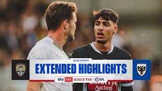 Notts County vs. AFC Wimbledon: Extended Highlights | EFL League Two | CBS Sports Golazo