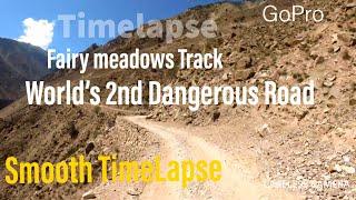 Fairy meadows Road Time lapse in 4K GoPro