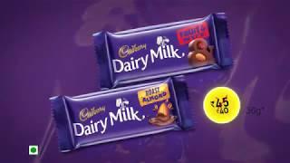Cadbury Dairy Milk Roast Almond and Fruit & Nut now at Rs. 40/-