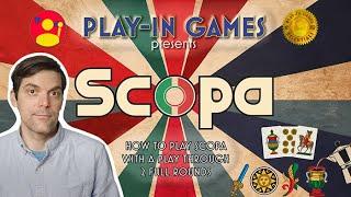 How to Play Scopa - With a Play Through - 2 Full Rounds