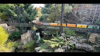 Ride the Rails at Gabis Arboretum//Model Train Cab Ride//Beautiful Garden Railroad