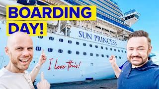 Boarding the NEWEST Cruise Ship in the World! A Surprising Experience!