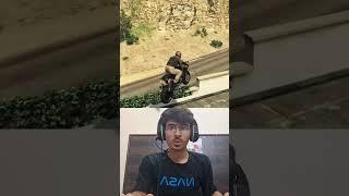 Trying Hard Stunts in GTA 5 #gaming #shorts #gta5