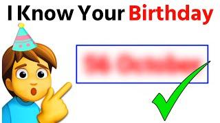 I will Show Your Birthday In This Video!!  (Real)