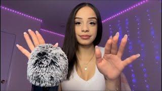 ASMR EN ESPAÑOL | Mouth Sounds + Nail Tapping  (Spanish rambles)