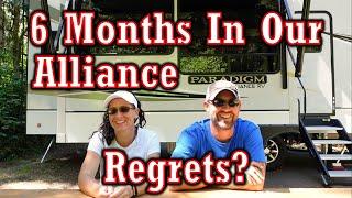 Alliance Paradigm RV (6 months of Full Time RV Living)