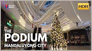 [HDR】Mall Tour: The Podium - Mandaluyong City. A Classy Mall in Ortigas | Ambiance Sound ASMR