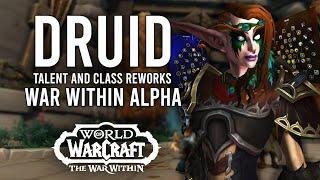 NEW Druid Class Changes In The War Within Alpha! Feral, Balance, And Restoration Talent Updates