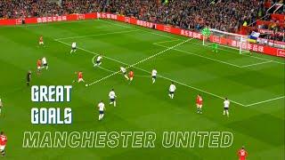 Cristiano Ronaldo's Great Goals For Manchester United | English Commentary |