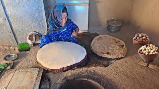 Rural life of Afghanistan| Making Afghani chapati tandoori bread| A Normal day in Village| cooking