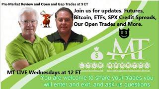 Today's Pre-Market Review Markets, Open Positions, SPX Credit Spread Today, New Trades