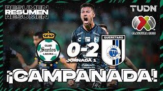 Resumen y goles | Santos 0-2 Querétaro | AP2023-J1 | Liga Mx | TUDN