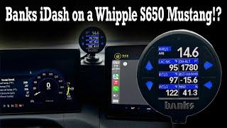 Banks iDash Super Gauge + 4 Channel Analog Controller installed on Whipple S650 Mustang + Testing!