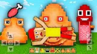 ALL POU'S REVENGE UPDATE in MINECRAFT PE