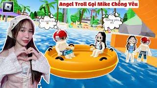 Angel Rủ Mike Đi Công Viên Nước Troll Gọi Chồng Yêu | Roblox