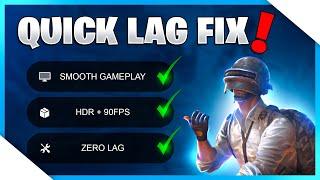 HOW TO FIX LAG PERMANENTLY FOR LIFETIME IN LOW END DEVICES | PUBG MOBILE/BGMI LAG FIX GUIDE/TUTORIAL