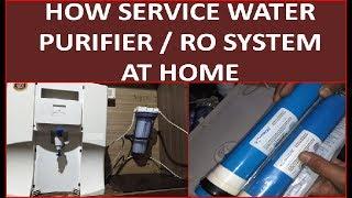 How to Service KENT/Aquaguard RO/Water Purification System at Home | Chocked Membrane Changing