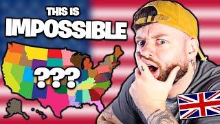 DUMB BRITISH GUY TRIES TO NAME ALL 50 US STATES...