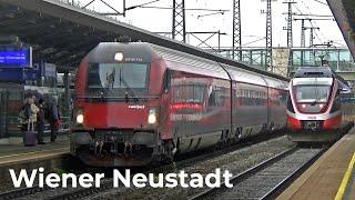 Osterreichisch Züge Vlog #73 - Wiener Neustadt Hauptbahnhof 17.05.2023