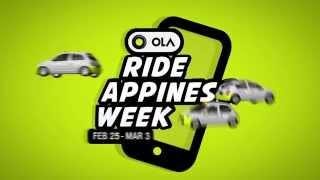 Ola RIDE APPINESS WEEK : First Ride Free : Feb25th-Mar3rd