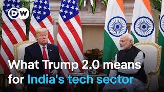 Will India's tech industry benefit from Trump's return to power? | DW Business