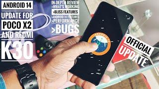 poco x2 | redmi k30 android 14 custom rom bliss os 17 : better than miui indepth review