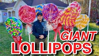 GIANT LOLLIPOPS - DIY Tutorial