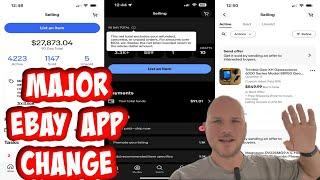 HUGE Ebay Mobile App Update (Resellers Take note)