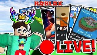 [LIVE] PLAYING NOSTALGIC GAMES ON ROBLOX!